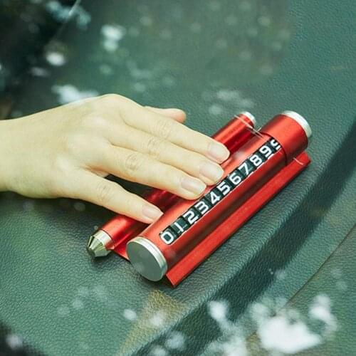 Car Styling Temporary Digital Parking Phone Number License Plate For BMW E46 E60 Ford Focus Honda Accord 7 Audi A3 A4 A5 Toyota