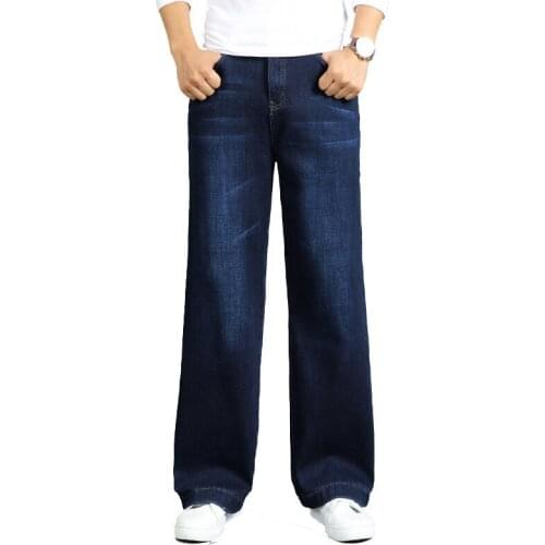 WZJHZ Men's Wide Leg Jeans