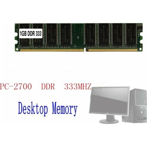 1GB DDR PC 2700 DDR 1 333MHZ Desktop PC Memory Module Computer Desktop DDR1 RAM