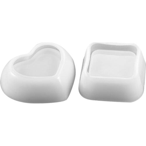 2Pcs DIY Dish Silicone Molds Jewelry Trinket Dish Tray Molds Epoxy Resin Casting Molds