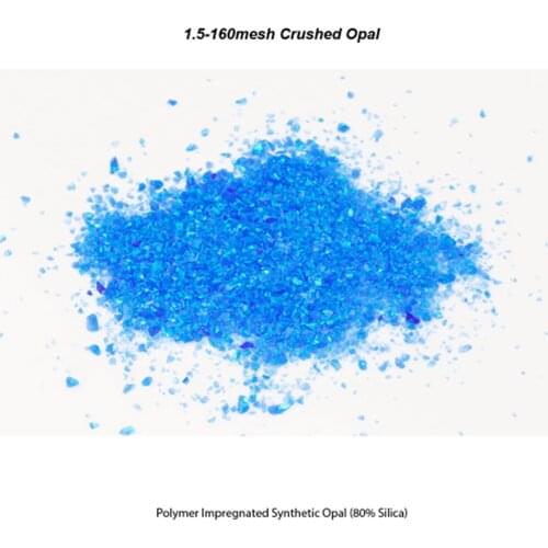 20g/lot) High Quality 1.5mm-160mesh Synthetic op05 blue opal crushes/ scraps for Nail High Quality with Wholesale Price