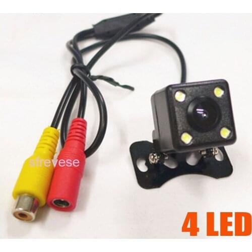 4 LED Wide Angel 170 Degree Reversing Parking Backup Camera for Car Rear View Monitor Kit