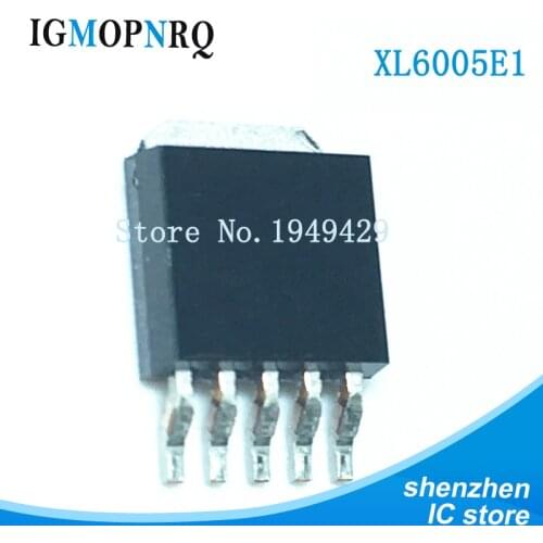 10pcs/lot XL6005E1 SMD TO-252-5 boost constant current IC chip XL6005 new