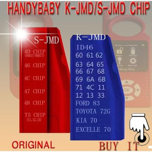 2019 New 5pcs/lot S-JMD S JMD6 ID46 K-JMD King Chip For Handy Baby Handybaby CBAY Hand-held Car Key Copy Key Programmer