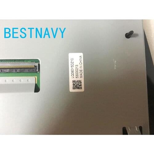 Free shipping 8 inch LQ080Y5DZ10 with capacitor touch screen dizitizer for Opel Chevrolet car DVD GPS navigation Auto