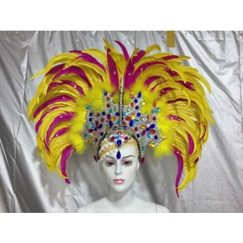 Brazil Rio Spanish Cuba Santiago Havana Venice Dionysia carnival Float Mask dress masque ball costume samba plumage plume Headd