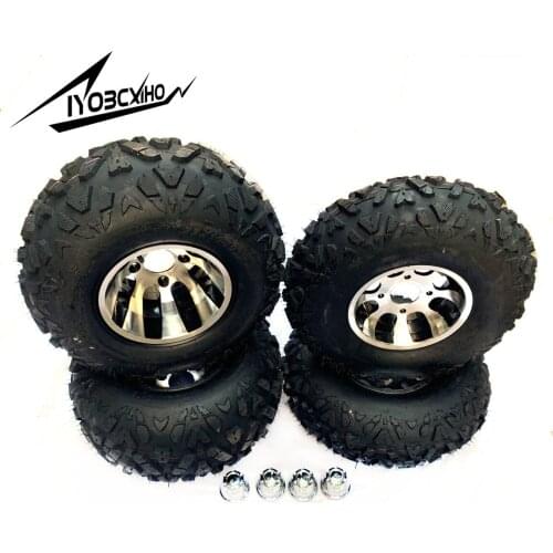Four-wheel Go-kart 10-inch Tire Beach Car ATV Motor 23X7-10 22x10-10 Inch Vacuum A-shaped Tire with Aluminum Wheel Hub