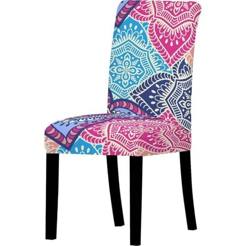 Polyester Stretchy Dining Chair Cover Chair Slipcover for Home Resturant