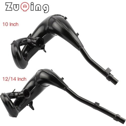 Motorcycle Pipe Exhaust Muffler Black Fit for 50 Exhaust System Junior Senior Mini SX PRO LC SILVER Bicycle Bike Parts