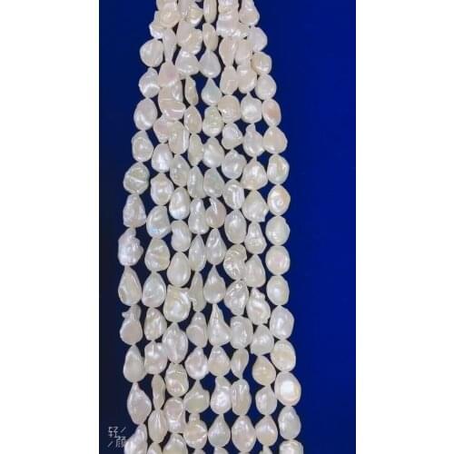 Hot sale 16-17mm keshi pearl freshwater pearl strands