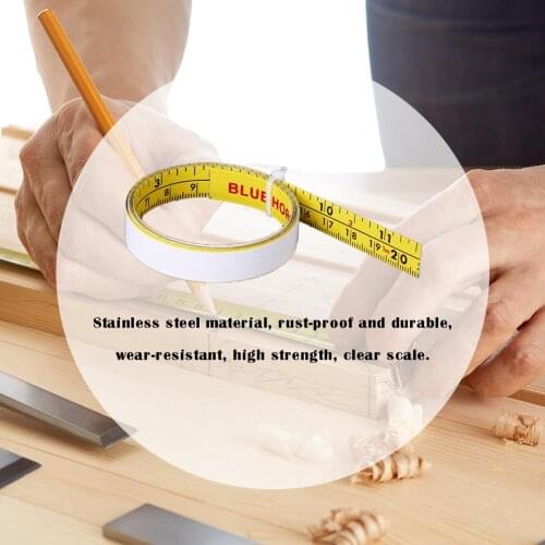 Stainless Steel Miter Track Tape Measure Self Adhesive Metric Scale Ruler Rust-Proof Durable And Wear-Resistan Ruler