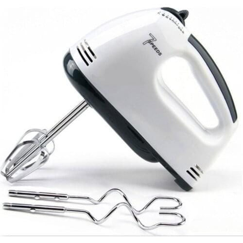 220V 7 Speed Handheld Electric Whisk Cream Automatic Mixer Small Baking Kneading Machine Food Blenders Kitchen Accessories