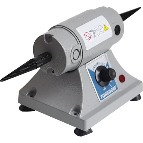 Double-Head Tabletop Cloth Wheel Polisher Foredom Bench Lathe Small Power Adjustable Speed Double Head Polisher Grinding Machine