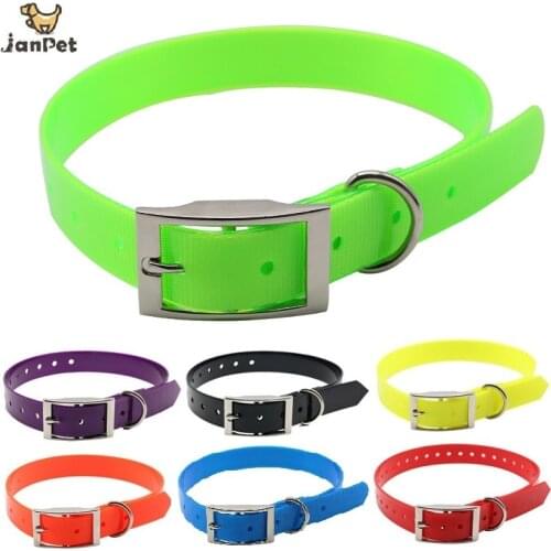 High Quality TPU Dog Collar For Small Large Dogs Pets Accessories Fashion Collar waterproof deodorant Resistant dirt Easy clean