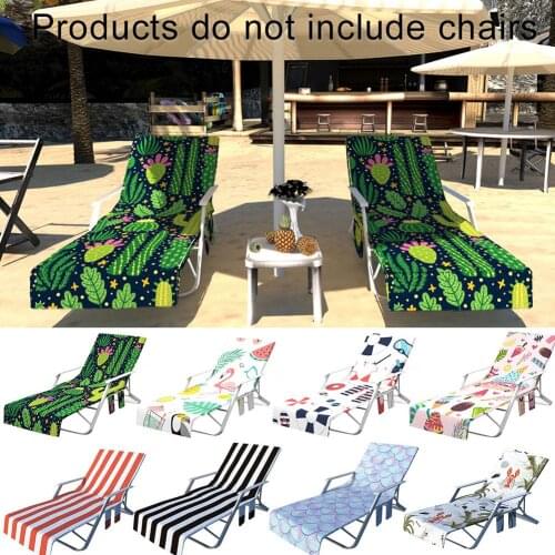 Beach Lounge Chair Cover Towel Summer Cool Bed Garden Beach Towel Sunbath Lazy Lounger Chair Mat 2020 Sun Lounger Mate