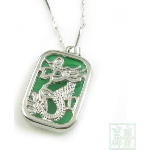 Authentic Malay jade dragon pendant dragon positive and negative two belts on sale promotion mascot male money