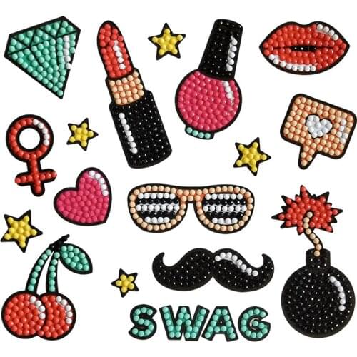 DropShipping Childrens 5D DIY Diamond Painting Set Christmas Mosaic Stickers Childrens Number Set Childrens Handicraft Set