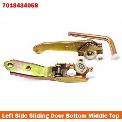 TRANSPORTER T4 Left Side Sliding Door Bottom Middle Top Roller FOR VW 1990-2003 701843335A 701843405B 701843436 Car Accessories