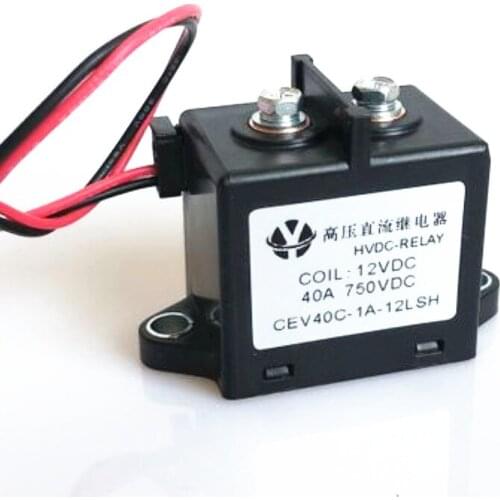 1pcs 12VDC 40A electric vehicle defroster with high voltage relay 220VDC 110VDC