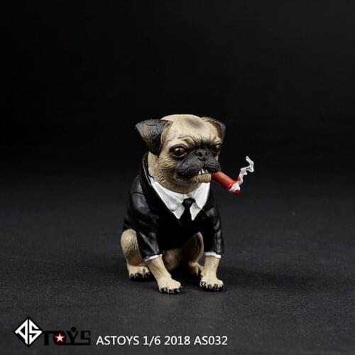 1/6 AS032 Starling Cigar Dog pet animal 12''Figure Scene Tool Accesories for 12 inches Action Figure Collections