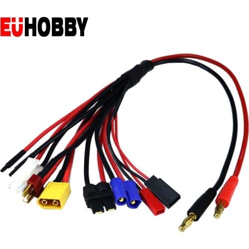 8 in 1 Lipo Battery Multi Charging Plug Convert Cable xt60 Tplug FOR TRX jr futaba Tamiya Charging accessories DIY wiring