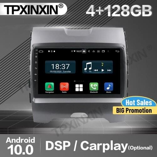 128G Carplay Car Radio 2 Din Stereo Receiver Android 10 For Ford Ranger 2018 GPS Player Audio Recorder Head Unit