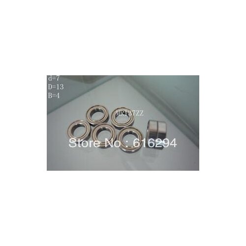 Free shipping -- MR137ZZ high quality 7*13*4mm Bearing steel deep groove bearings MR137zz