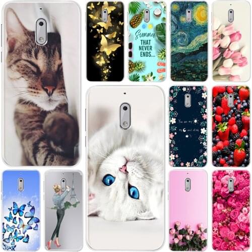 Case For Nokia 6 Cover Silicone Soft TPU Fundas Cases For Nokia 6 TA-1033 TA-1021 Back Cover Cute Coque For Nokia 6 Phone Bumper