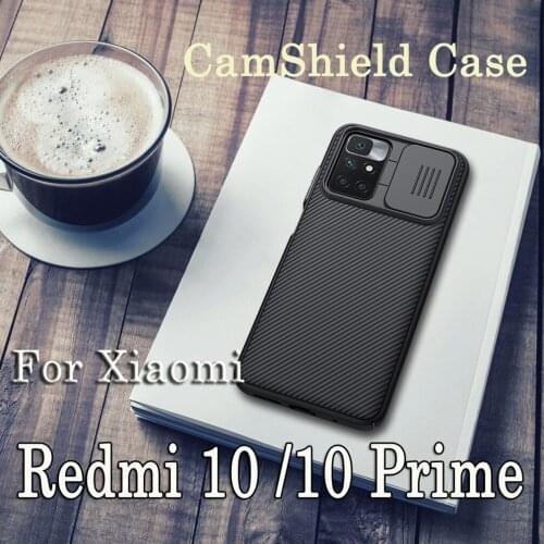 For Xiaomi Redmi 10 Case NILLKIN CamShield Case Slide Lens Protection Privacy Case For Xiaomi Redmi 10 Prime Back Cover