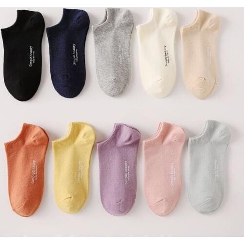 Full Cotton Kids Socks For Boys And Girls Spring Autumn Short Socks Anti-slip 5 10 Pairs/Lot