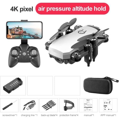 HobbyLane LF606 Wifi FPV Foldable RC Drone 4K HD Camera Altitude Hold 3D Flips Headless RC Helicopter Aircraft Airplane