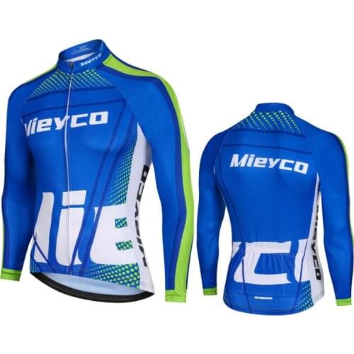Mens Long Sleeve Cycling Jerseys MTB Bicycle Clothes Uniformes De Ciclismo Hombre Pro Bike suit 100% Polyester by Mieyco