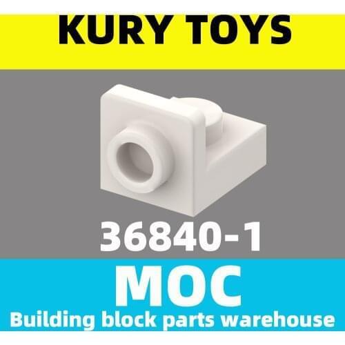 Kury Toys DIY MOC For 36840 100pcs Building block parts For Bracket 1 x 1 - 1 x 1 Inverted For toy brick