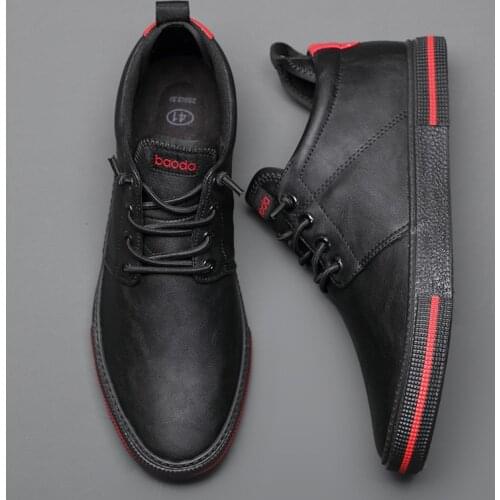 British Style Mens Simple Casual Shoes Spring Autumn Period Mens Leisure Shoes Luxury Breathable Loafers Sneaker