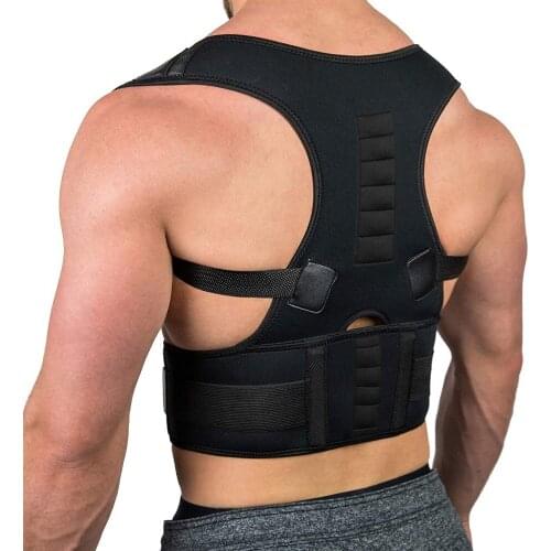 Neoprene Magnetic Back Posture Corrector Belt Shoulder Posture Corrector Support Straighten Belt Orthopaedic Unisex Healthy