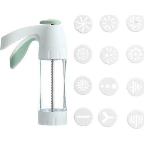 Newest Cookie Press Kit - Cookie Press Making Gun Biscuits Cake Mold Cookie Press Maker Machine Dessert Decoration Baking Tools
