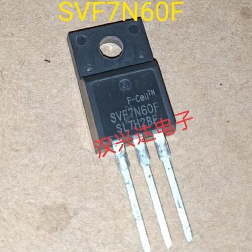 100% nuevo 10 pcs/lote MOSFET SVF7N60F SVF7N65F SVF6N60F SVF5N60F ] TO-220F Transistor original