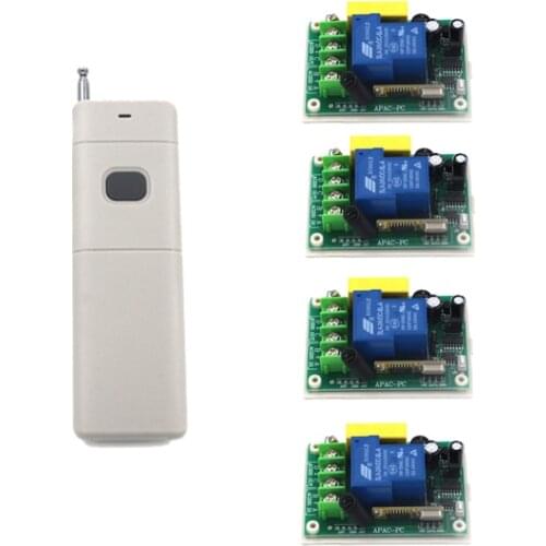 New Arrival !!! AC 220V 30A 1CH 315MHZ Wireless Remote Control Switch System 3 RC Receiver + 1 RF Transmitter SKU: 5326