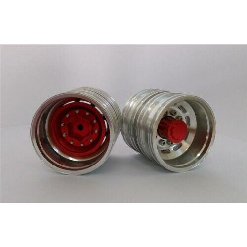 RC 1/14 Tractor Model Upgraded Rear Wheel Hub D for 3 Axle DIY Truck TH01365-SMT4