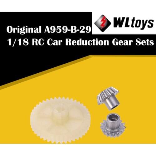 Original A959-B-19 Reduction Gear Main Driving Gear For WLtoys 1/18 A959-B A969-B A979-B RC Car