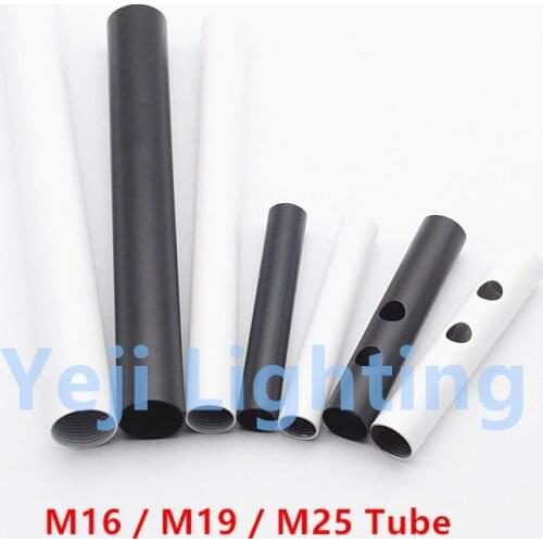 M16 M19 M25 lamp tooth tube indoor floor lamp connection tube iron metal inner thread pipe tube for led pendant light wall lamps