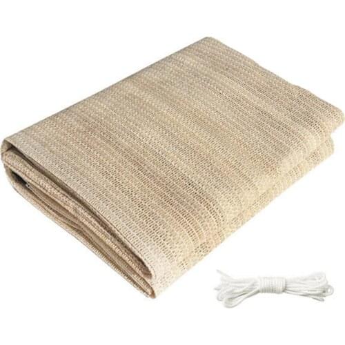 Shade Cloth Taped Edge With Grommets UV-Resistant Sunblock Cloth For Garden Patio Balcony Flowers Plants