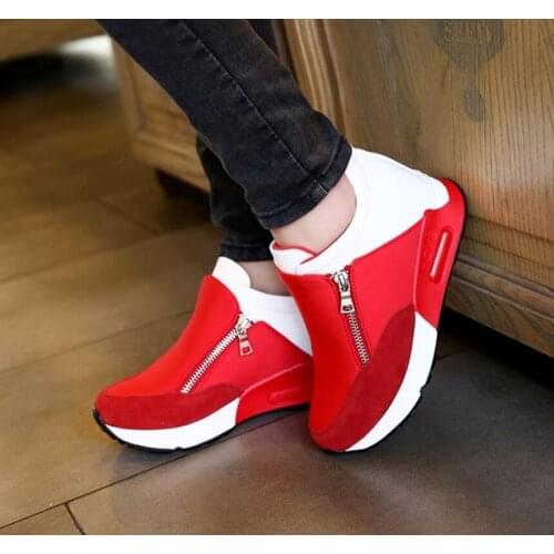 2021 Hot Comfortable Hot Sale New Women Casual Shoes Height Increasing Breathable Women Sneakers Flats Trainers Shoes