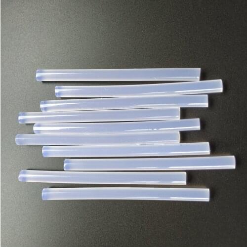 10 Pieces Hot melt adhesive Transparent 7x100mm glue stick silicone High viscosity Strengthen stickiness