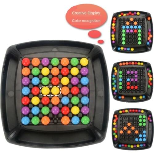 Rainbow Ball Elimination Concentration Bead Training Board Game Chess Family Party Game Educational Toys For Children