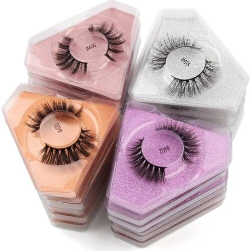 5/10/20/30/50/100 PCS 3D Mink Lashes Wholesale Natural False Eye Lashes Makeup Faux Mink Eyelashes In Bulk Thick Cils