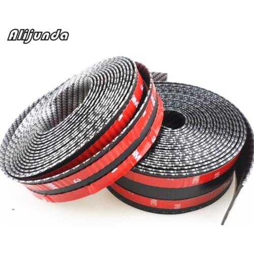 5D Carbon Fiber Stickers rubber stowage sill protector for SEAT Ibiza Leon Toledo Arosa Alhambra Exeo FR Supercopa Mii Altea