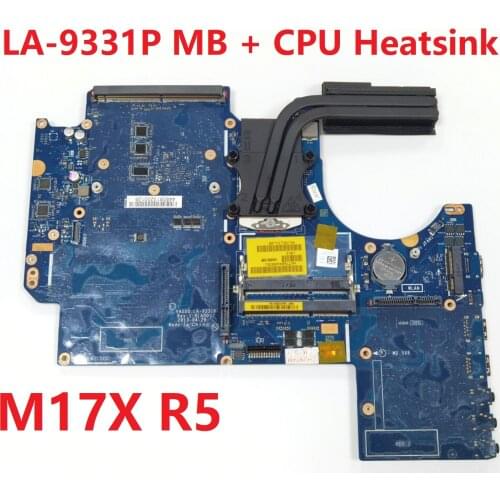 Brand New P18E For DELL Alienware M17X R5 Motherboard VAS00 LA-9331P CN-02XJJ7 2XJJ7 Mainboard 100%TESTED