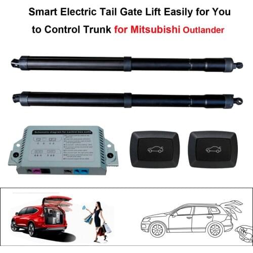 Car Smart Auto Electric Tail Gate Lift for Mitsubishi Outlander 2013-2016 Control Set Height Avoid Pinch With electric suction