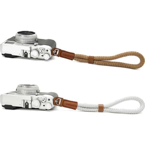 Besegad Handmade Soft Cotton Camera Strap Carrying Hand Wrist Belt Band for Canon Sony Nikon Leica DSLR Mirrorless Camera Strap